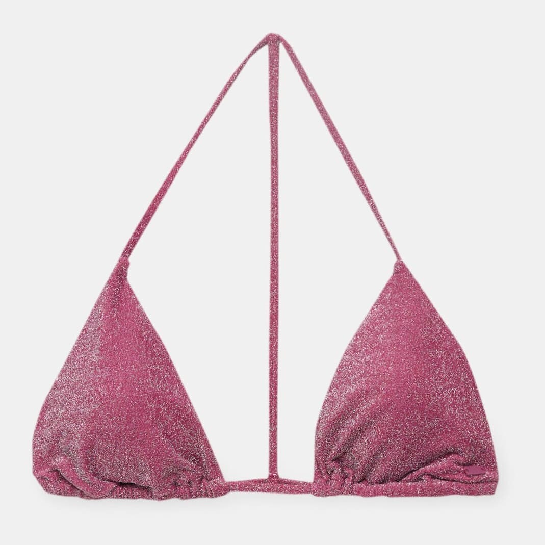 

Лиф Pull&Bear Shimmer Bikini, фуксия, Розовый