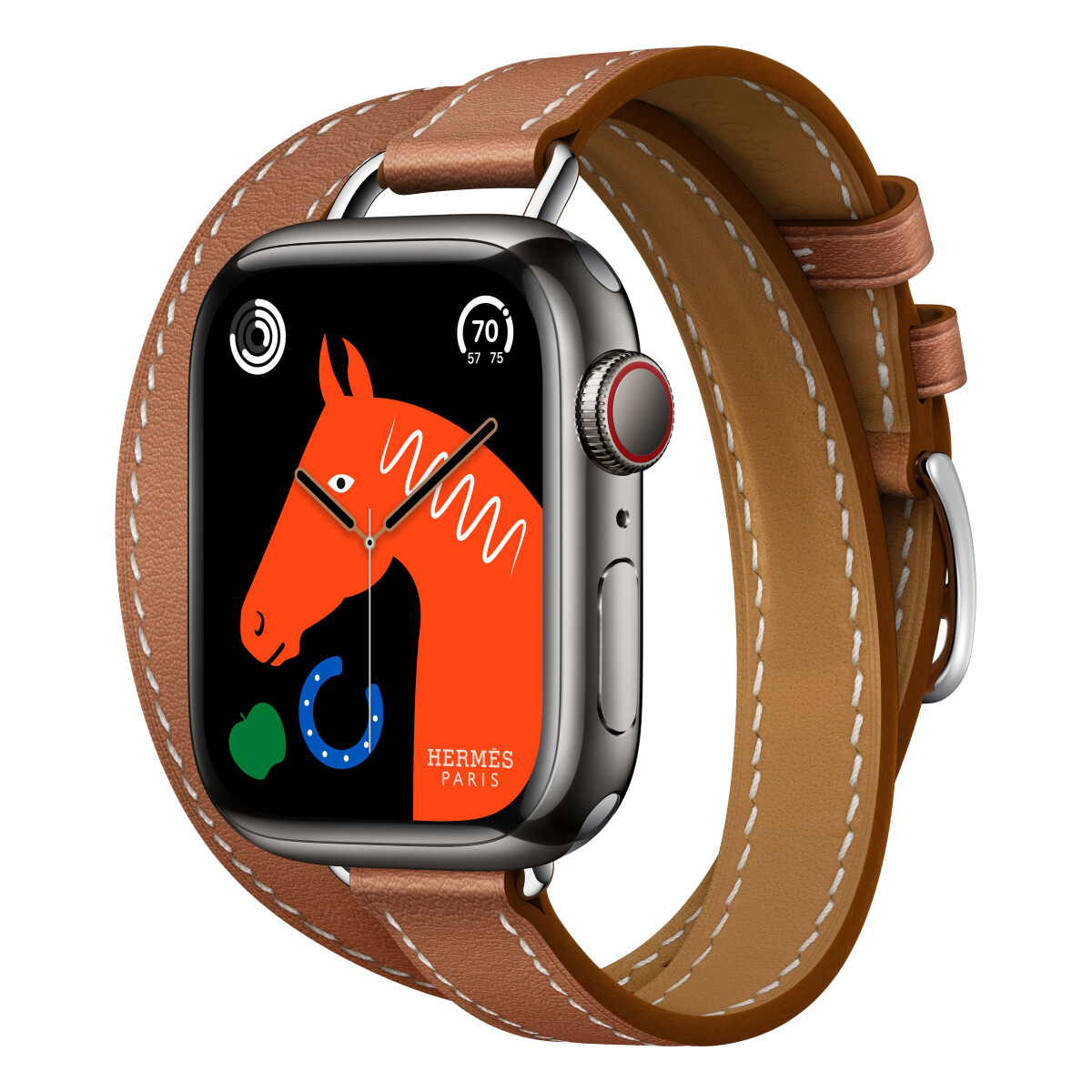 

Умные часы Apple Watch Series 8 Hermes (GPS + Cellular), 41мм, Space black/Gold
