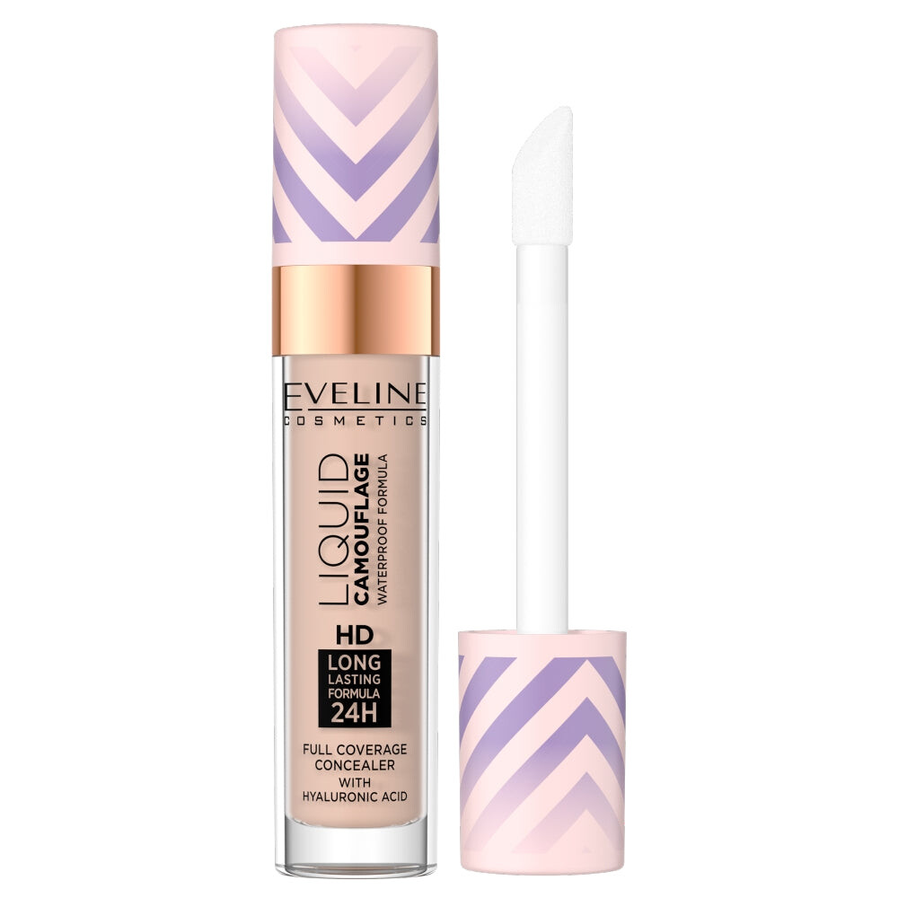 

Eveline Cosmetics Жидкий Камуфляж Водостойкий Камуфляжный Корректор с Гиалуроновой Кислотой 05 Светлый Песок 7.5мл