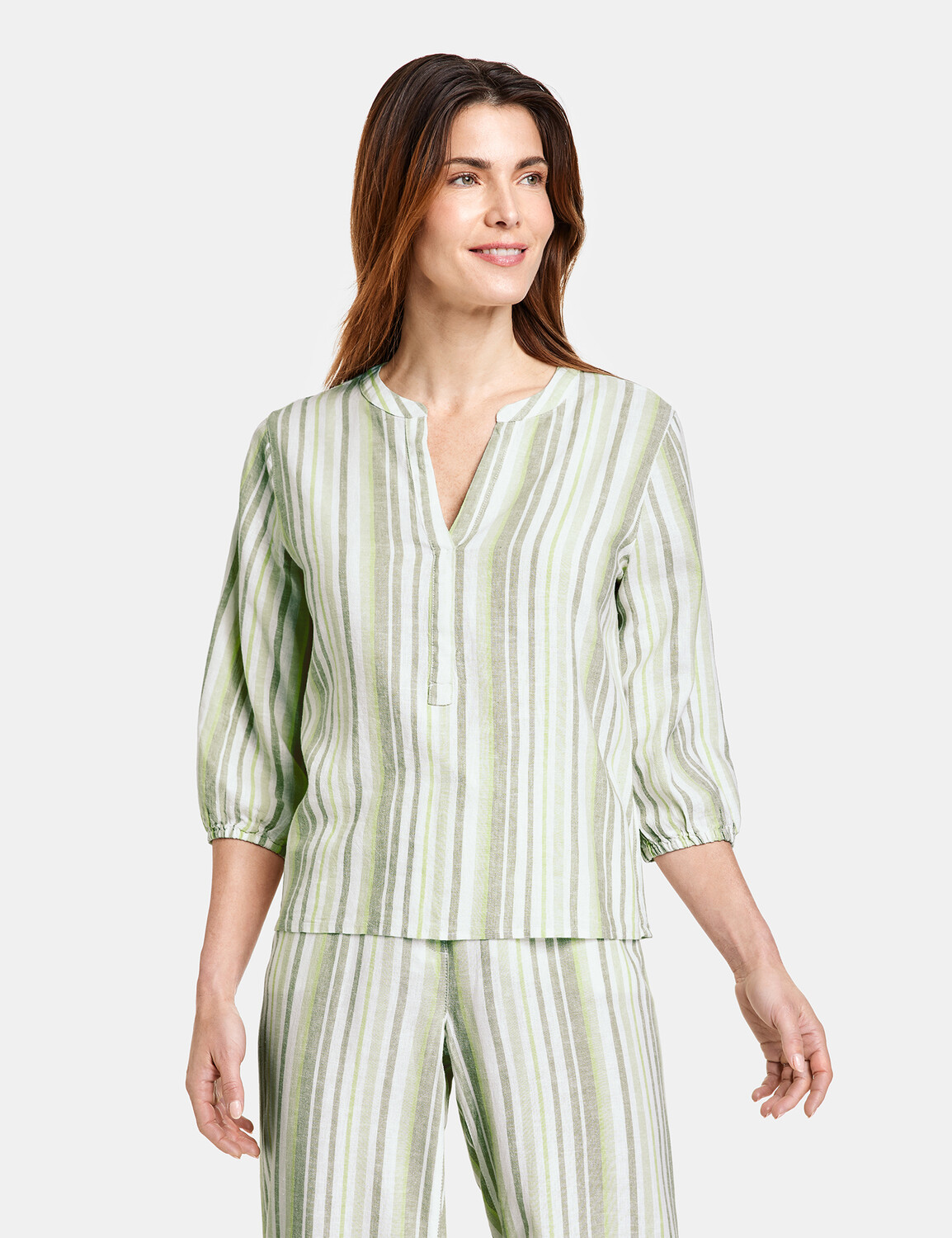 

Блуза Gerry Weber 3/4 Arm, цвет Grün Streifen