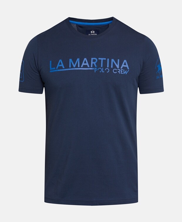 

Футболка La Martina, темно-синий