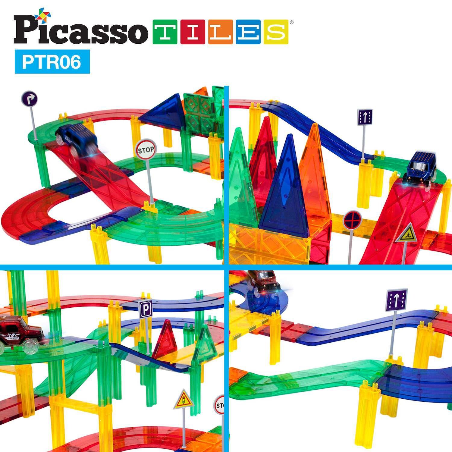

PICASSOTILES Набор дополнений для гоночной трассы из 6 частей Picassotiles
