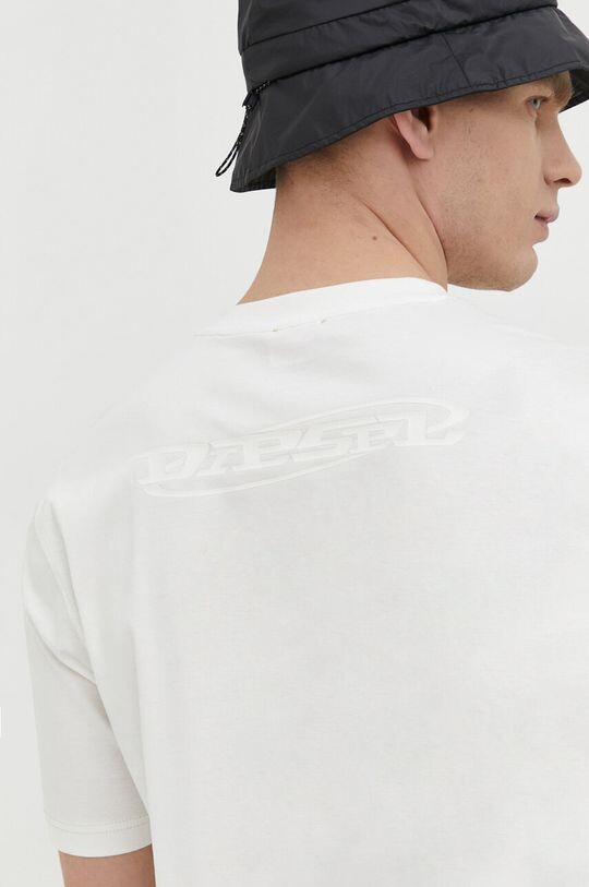 

Хлопковая футболка Diesel, белый