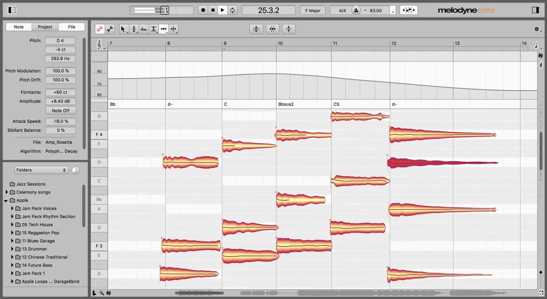 Celemony melodyne