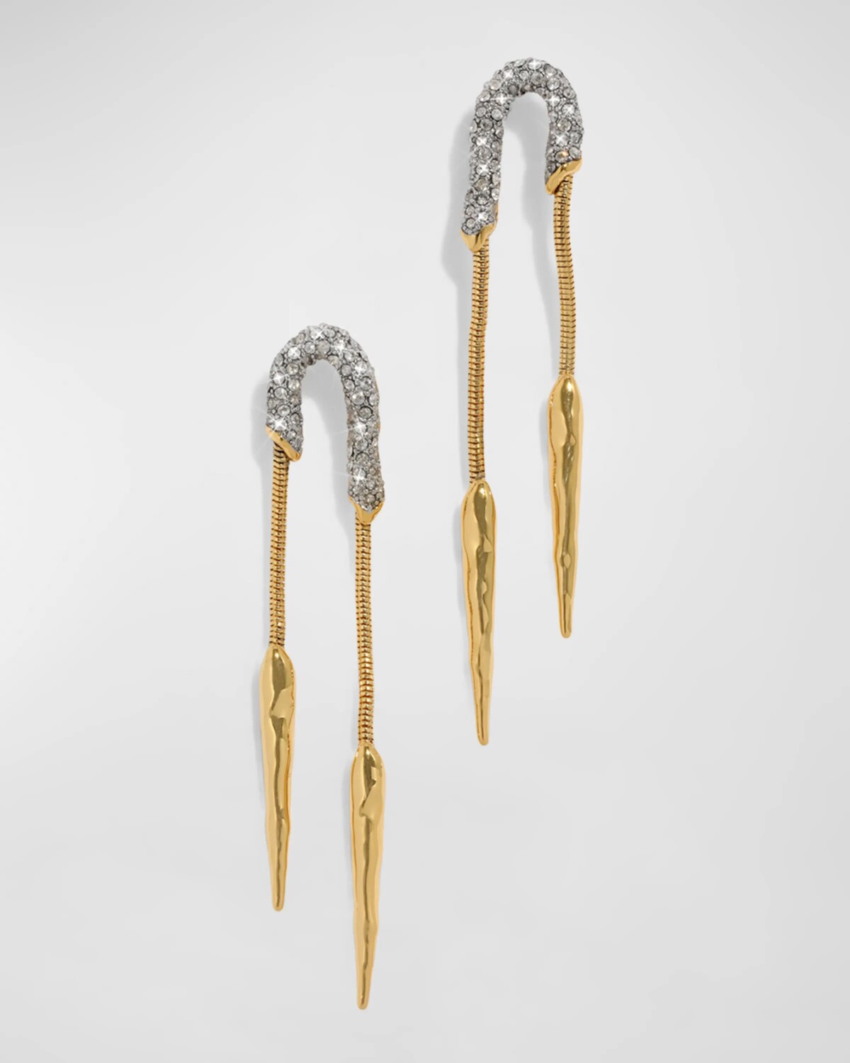 

Серьги-копья Solanales с кристаллами на цепочке Alexis Bittar, цвет Crystals
