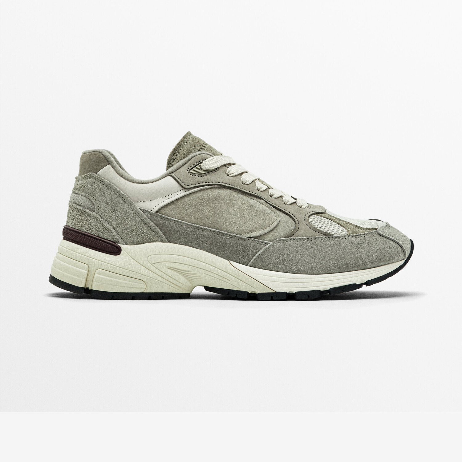 

Кроссовки Massimo Dutti Contrasting, серый