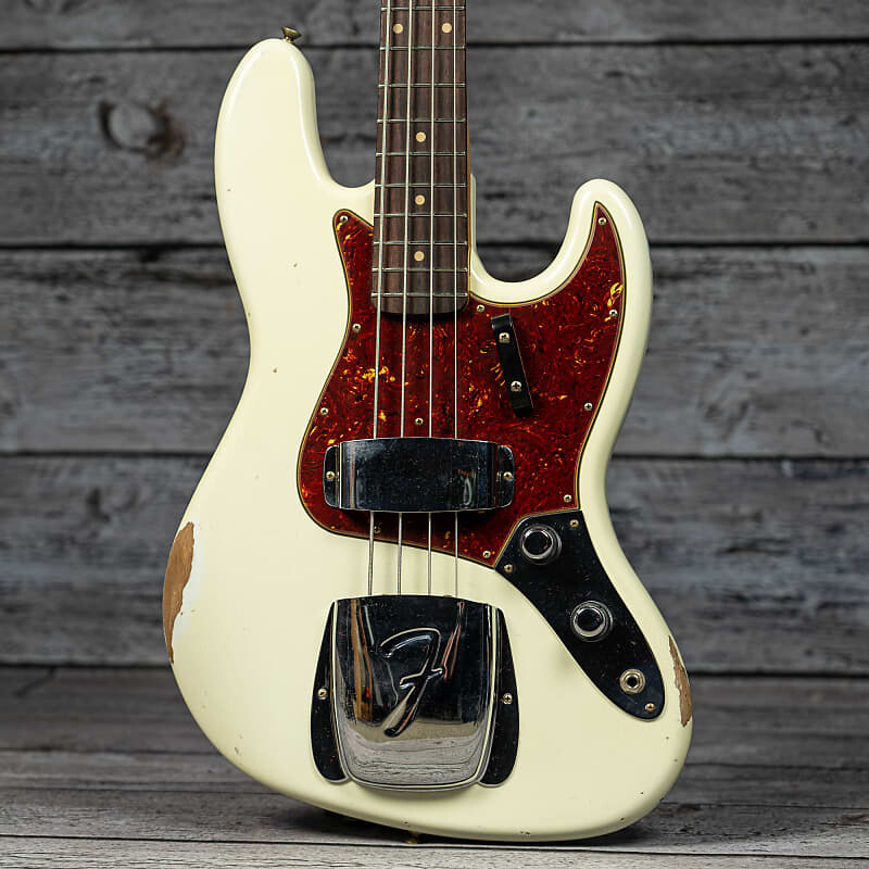 

Fender Custom Shop Limited Edition '60 Jazz Bass Relic - Aged Olympic White