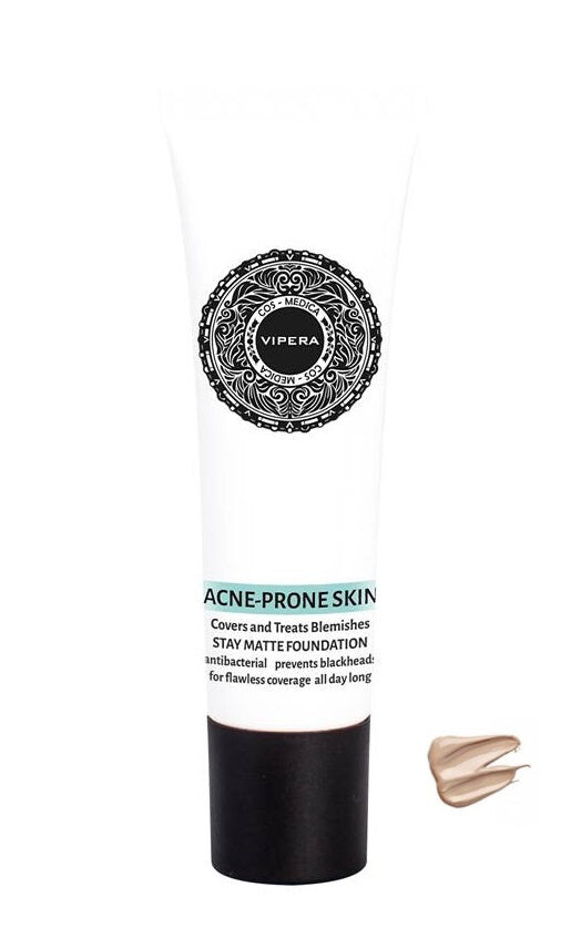 

Cos-Medica Acne-Prone Skin Stay Matte Foundation матирующий и маскирующий флюид для кожи с угревой сыпью 02 Натуральный 25мл