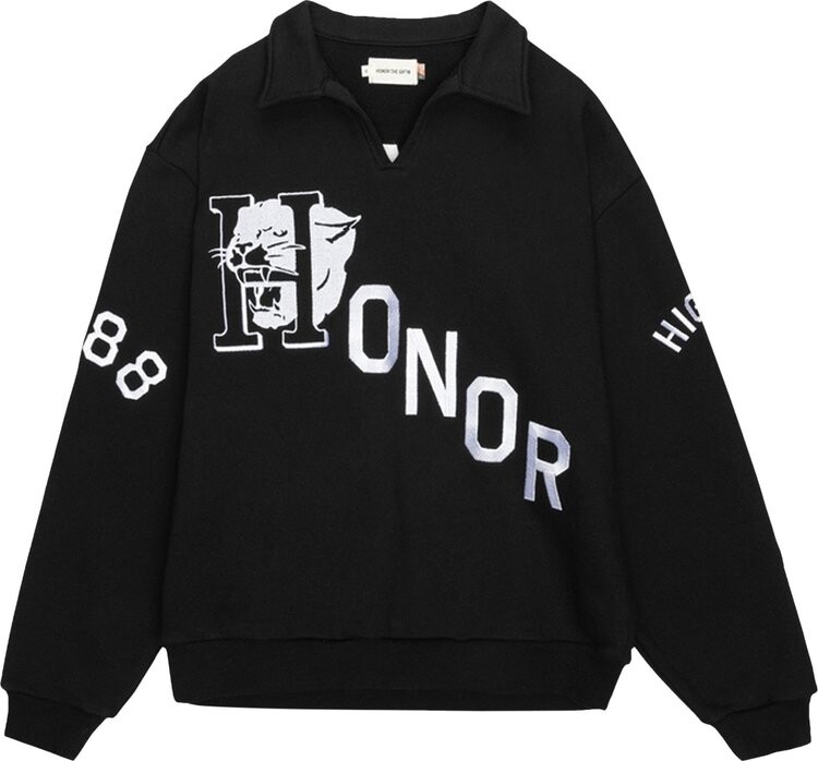 

Свитер Honor The Gift Mascot Henley Sweater 'Black', черный