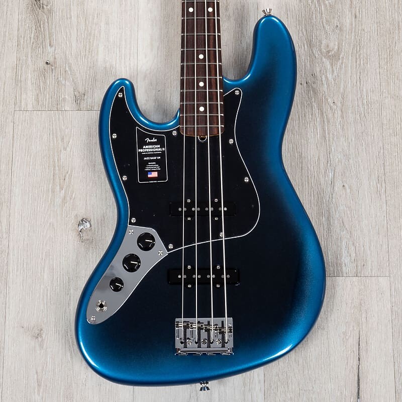 

Fender American Professional II Jazz Bass Left-Hand, Rosewood, Dark Night 0193980761