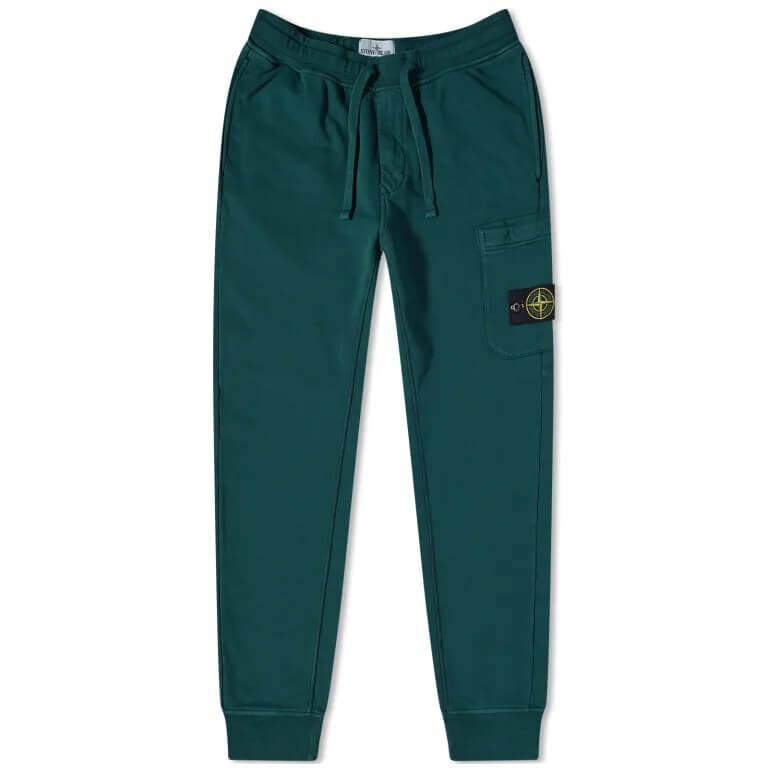 

Карманные джоггеры Stone Island, окрашенные в готовом виде, бутылочно-зеленый