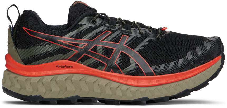 

Черно-оранжевые кроссовки Trabuco Max Asics