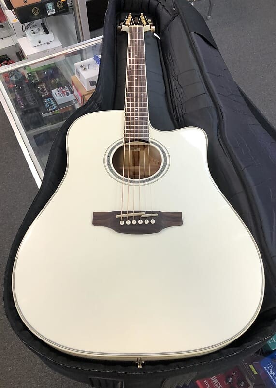 

Акустическая гитара Takamine GD37CE Acoustic-Electric, Pearl White with Gig Bag