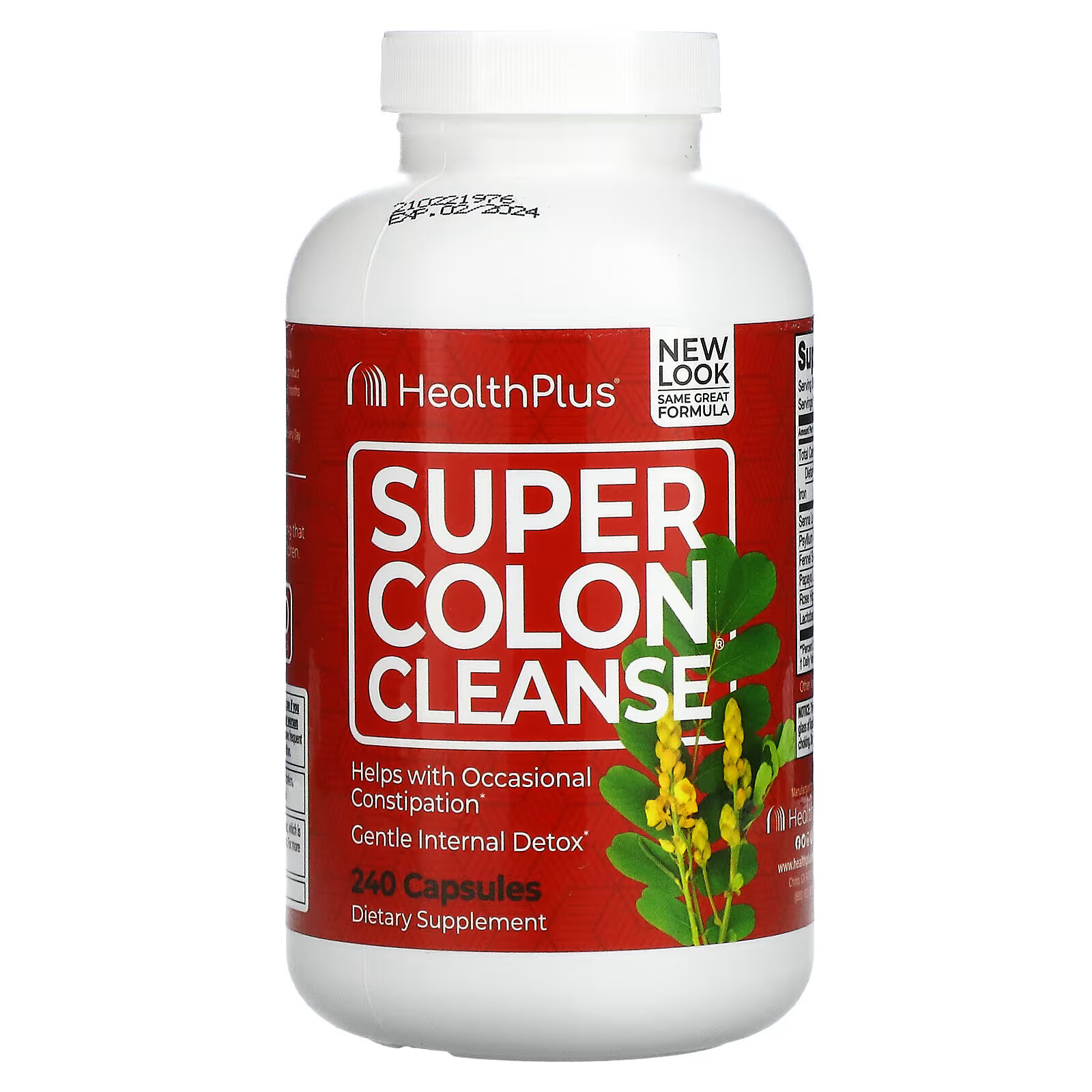 Health Plus, Super Colon Cleanse, превосходное средство для очищения толстой кишки, 240 капсул health direct slimit средство для похудения 56 капсул