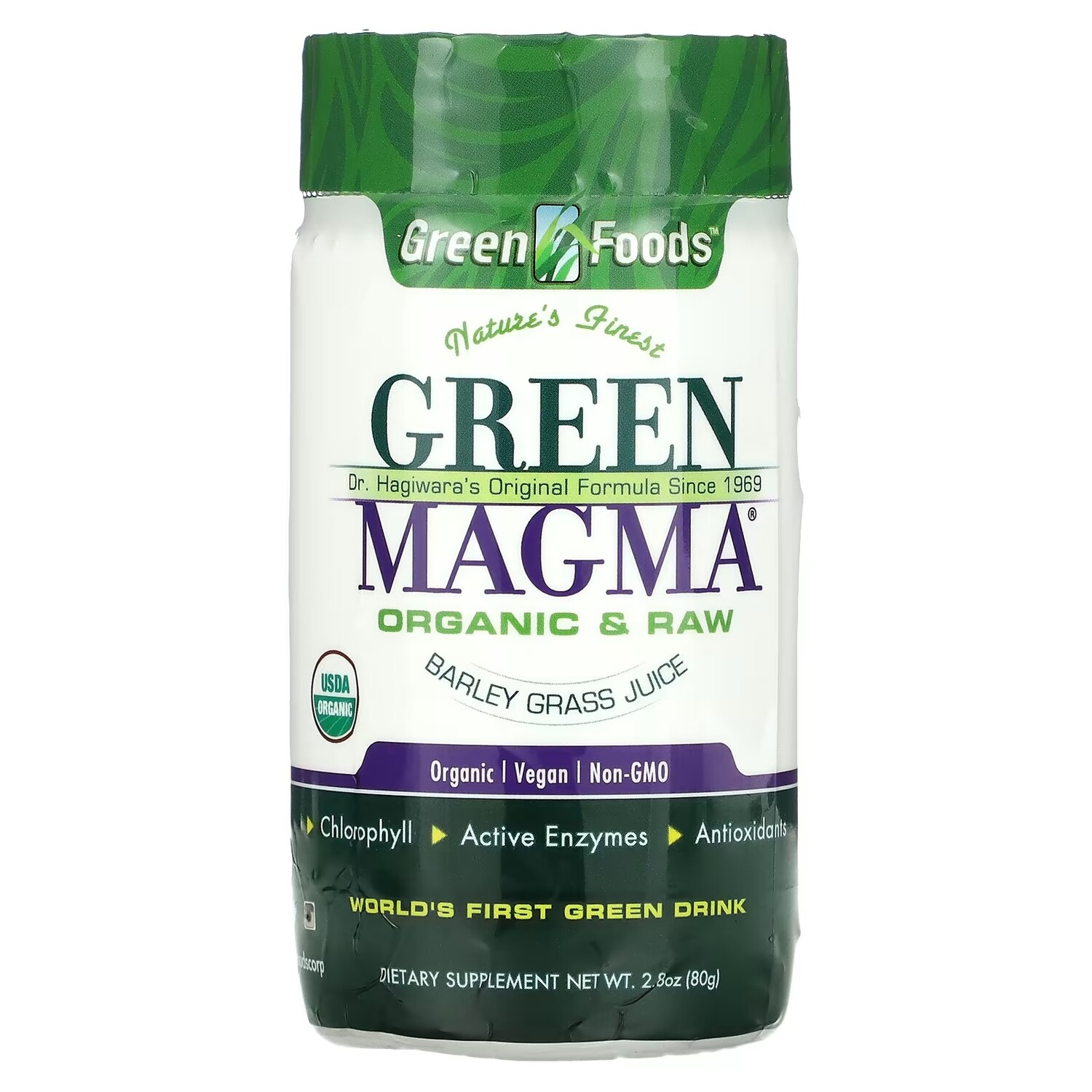 

Сок из зеленых побегов ячменя Green Foods в порошке, 80 г
