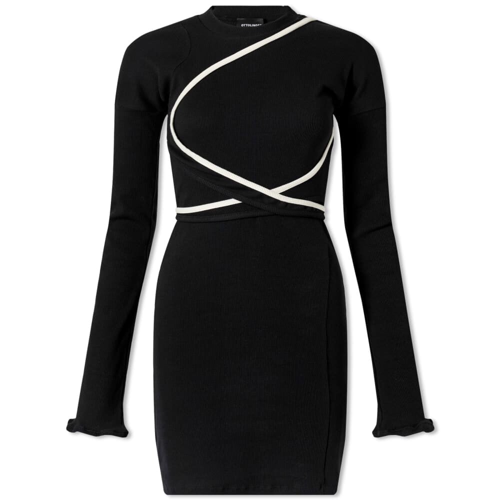 

Платье Ottolinger Long Sleeve Lounge Rib Mini Dress