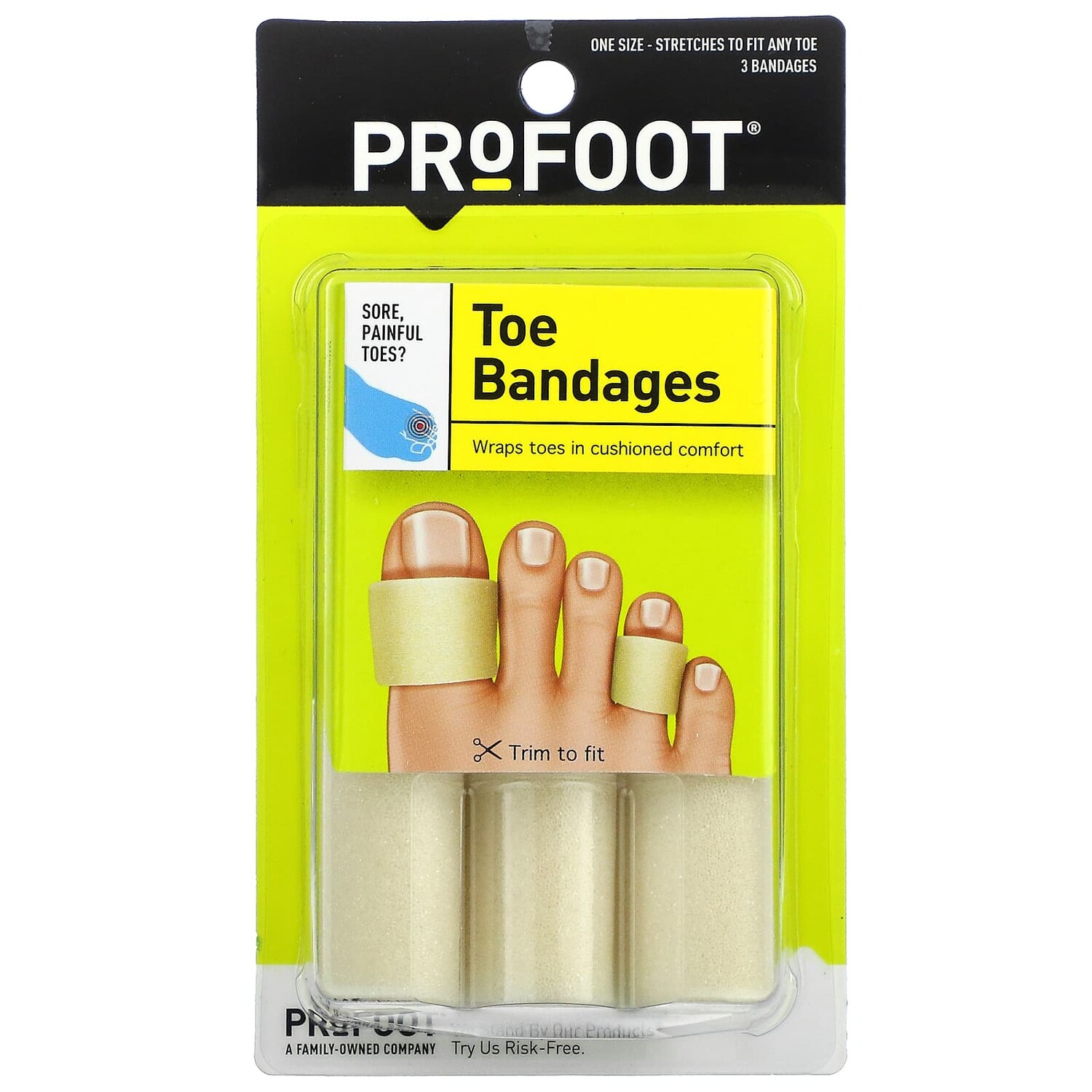 

Бинты Profoot для пальцев, один размер