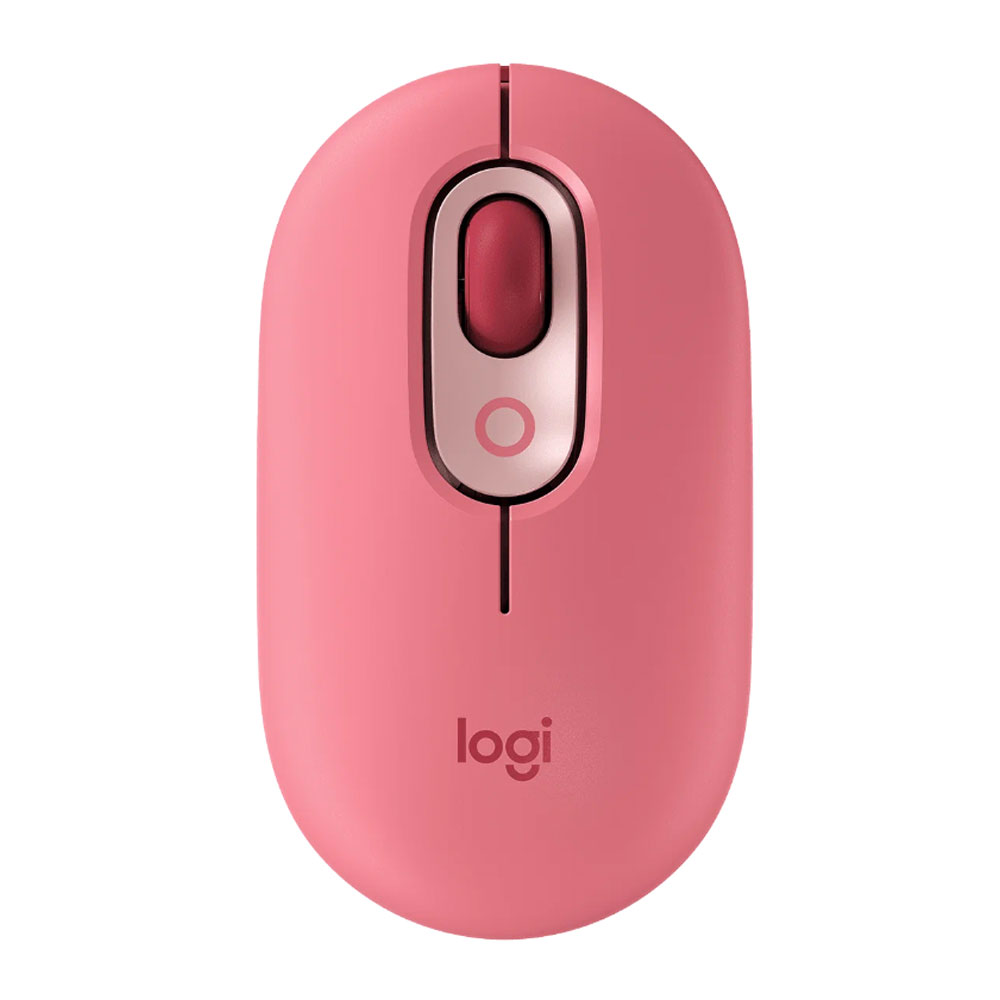 Беспроводная мышь Logitech POP, розовый