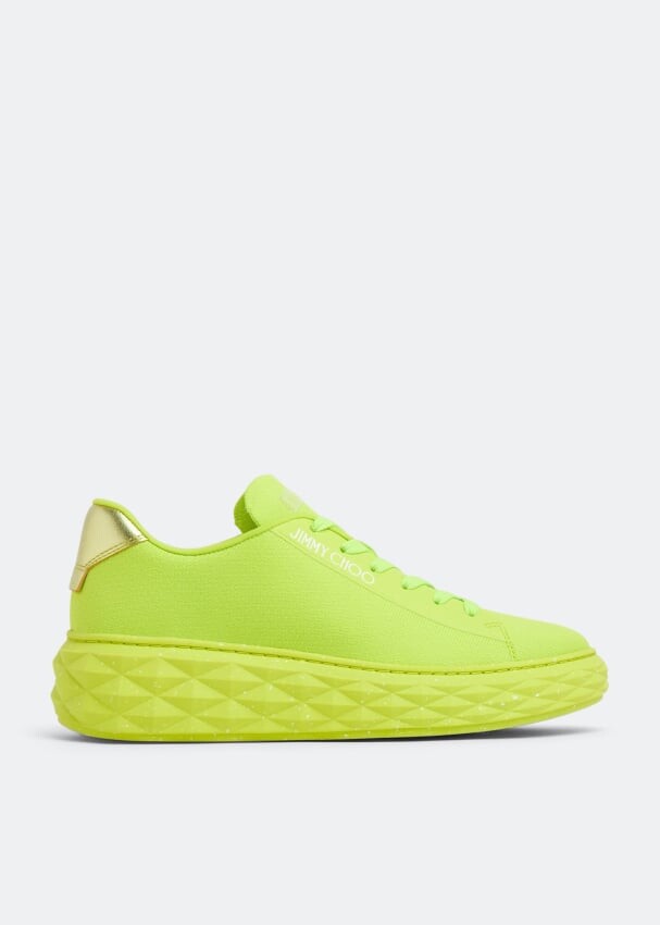 

Кроссовки JIMMY CHOO Diamond Light Maxi sneakers, зеленый