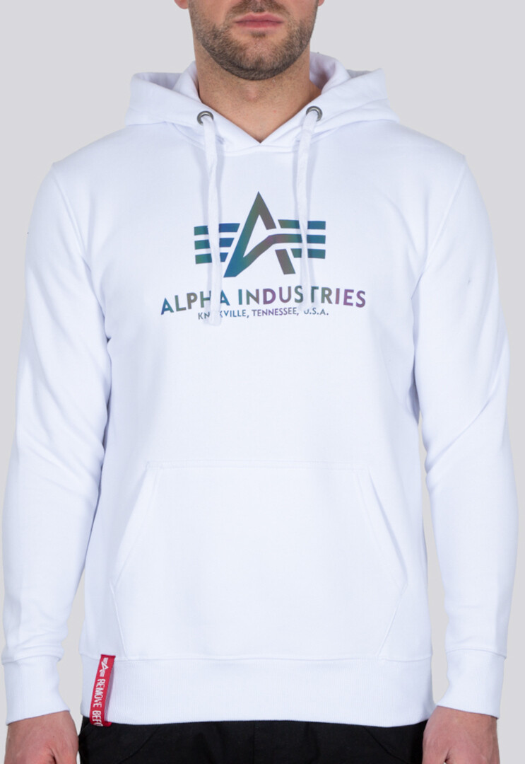 

Балахон Alpha Industries Basic Rainbow Ref. Print, белый