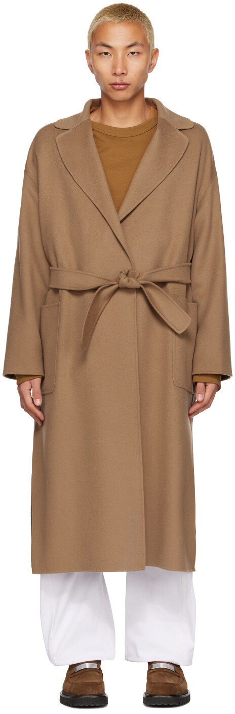 

Коричневое пальто Nina Max Mara
