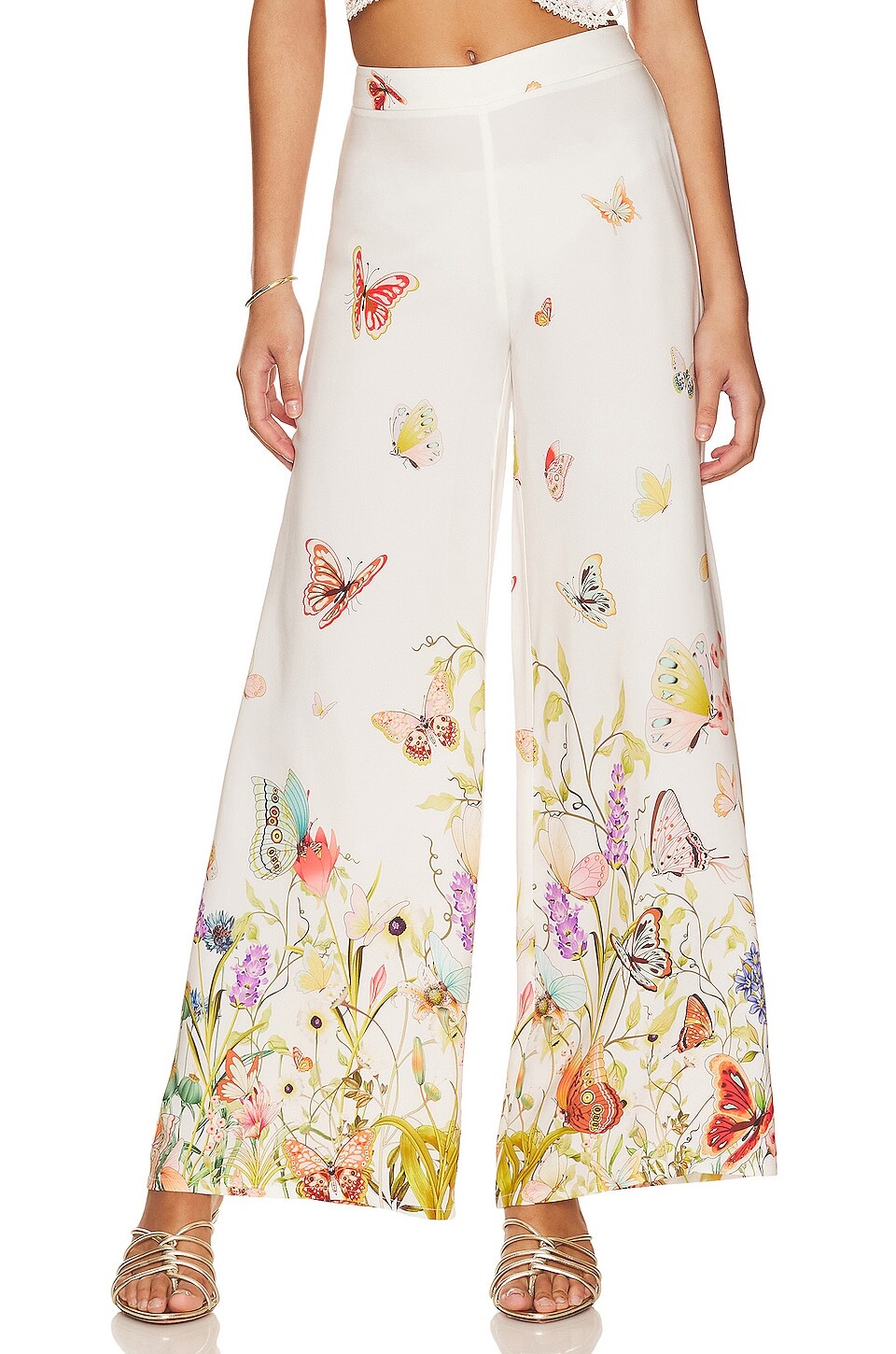 

Брюки My Beachy Side Wide Leg Butterfly, цвет Snow White