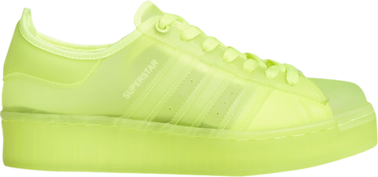 Adidas superstar sales women yellow