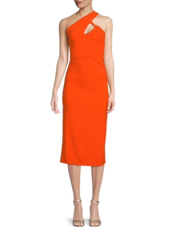 

Платье-футляр миди на одно плечо RACHEL Rachel Roy Aperol spritz
