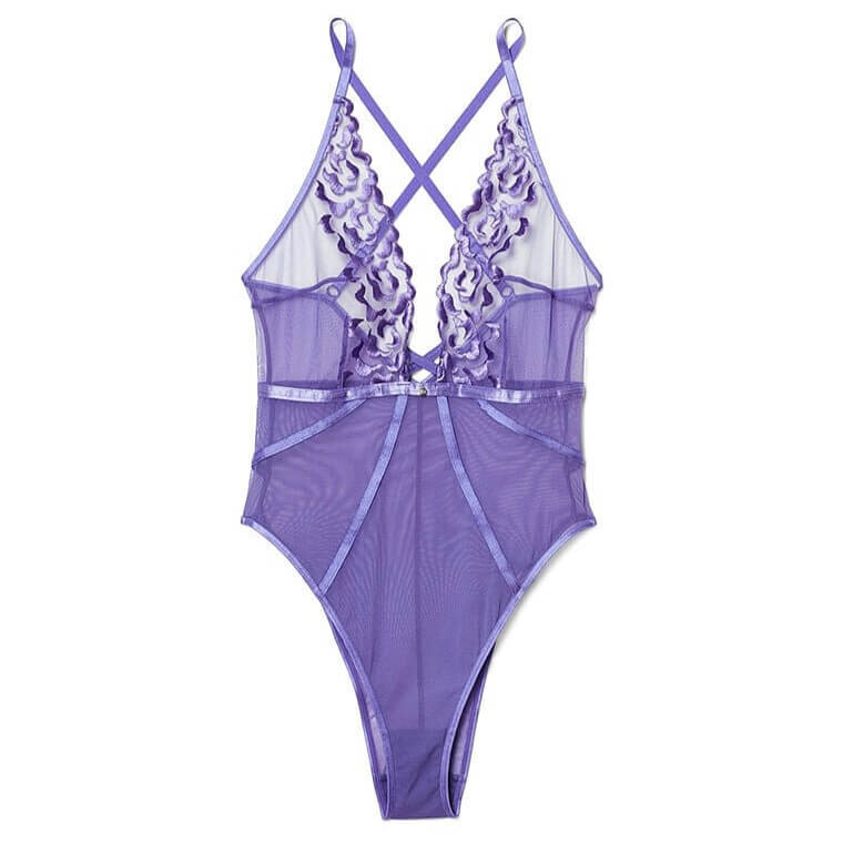 

Боди Adore Me Jenessa Teddy, фиолетовый