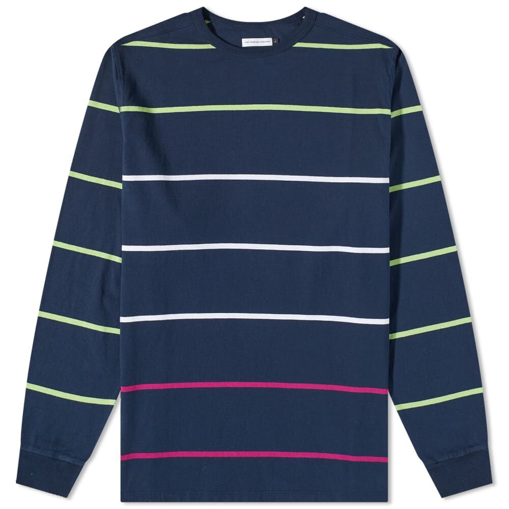 

Футболка Pop Trading Company Long Sleeve Striped Tee, Серый