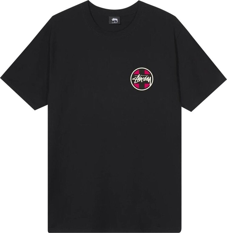 

Футболка Stussy Cross Dot Tee 'Black', черный