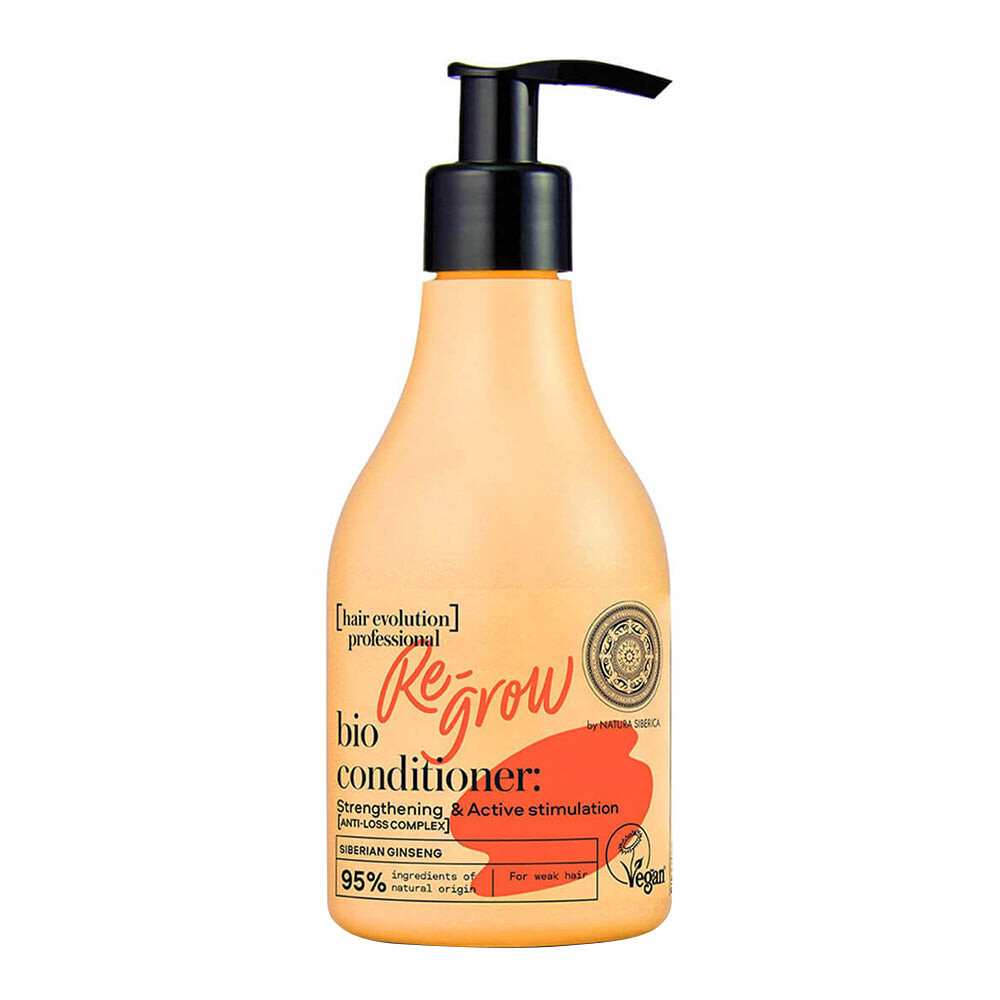 

Natura Siberica Hair Evolution Re-Grow Bio Conditioner натуральный веганский кондиционер для ослабленных и выпадающих волос 245мл