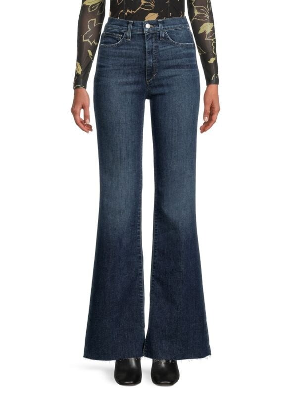 

Джинсы Joe's Jeans расклешенные с высокой посадкой, синий