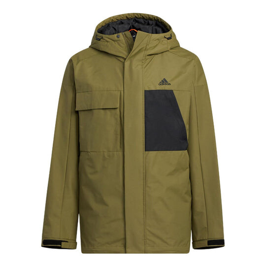 

Пуховик Adidas Logo HN2132, зеленый