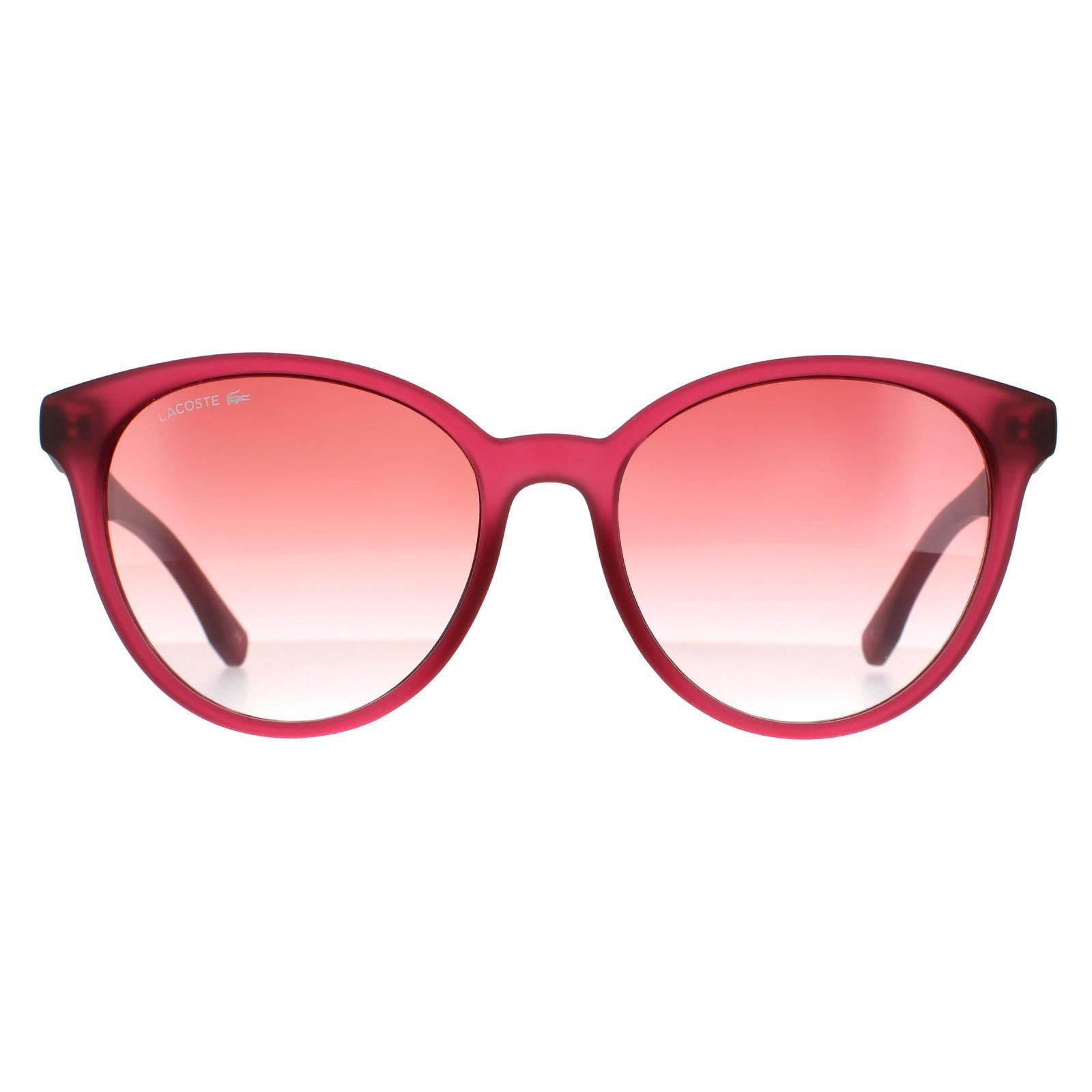 Круглые прозрачные розовые солнцезащитные очки с градиентом и цикламеном Lacoste, фиолетовый чехол mypads pettorale для htc desire 526 526 dual sim 526 g