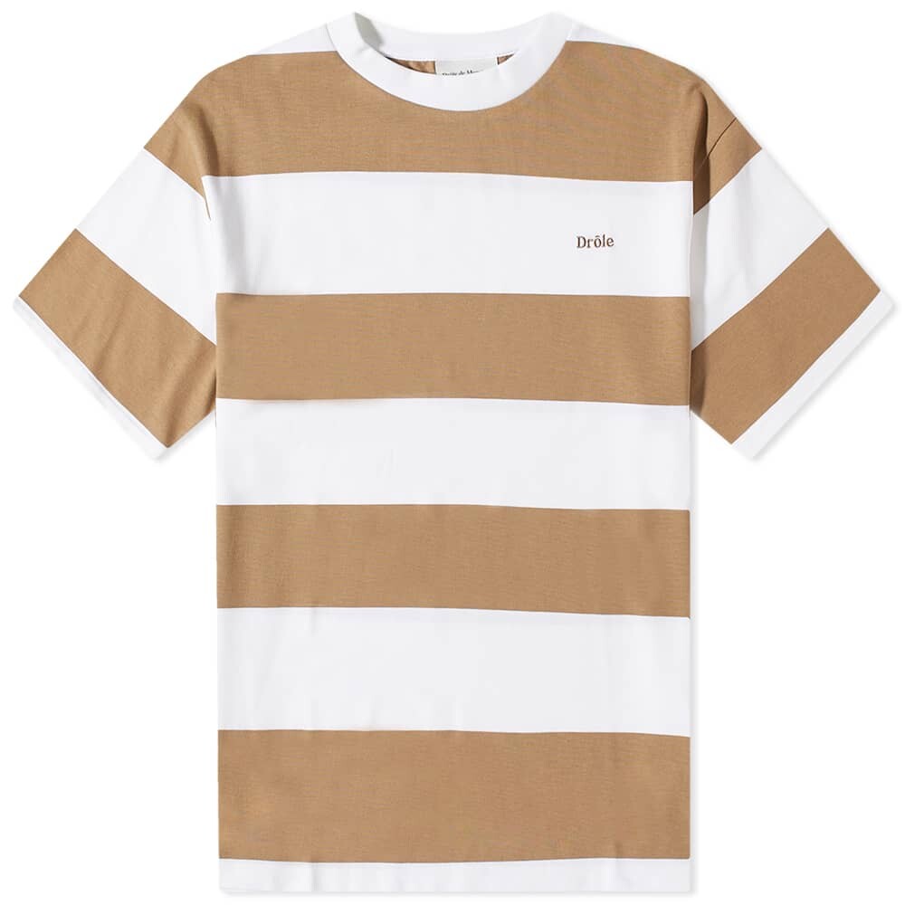 

Футболка Drôle de Monsieur Bold Stripe Tee