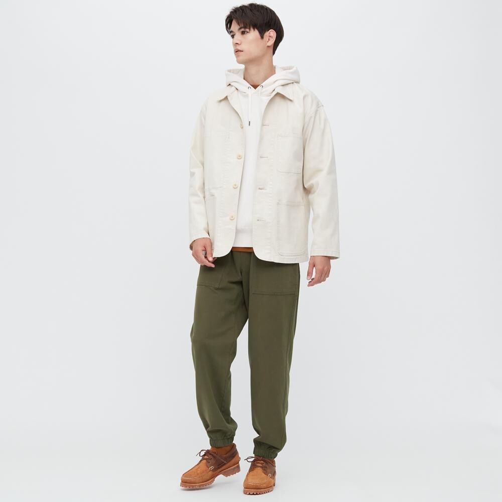 

Брюки спортивные унисекс Uniqlo, оливковый