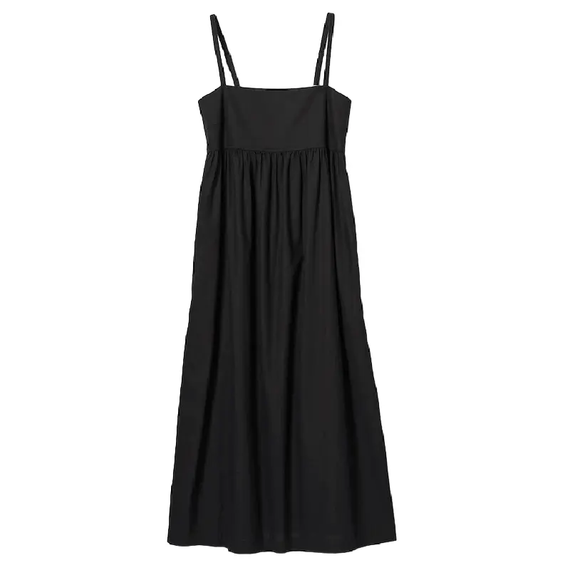 

Платье на бретелях Uniqlo, черный