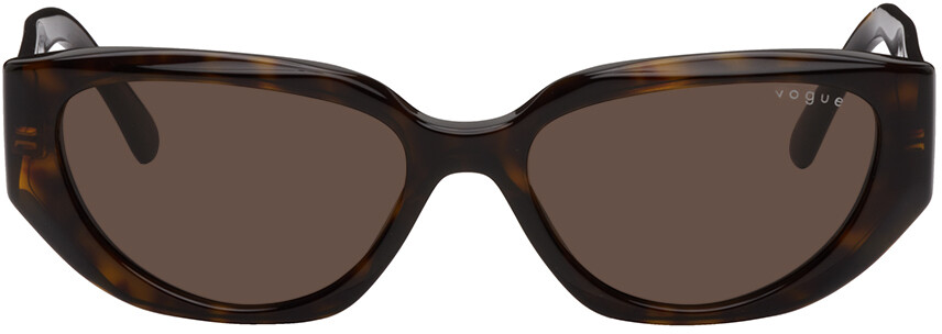 

Черепаховые солнцезащитные очки Hailey Bieber Edition VO5438S Vogue Eyewear