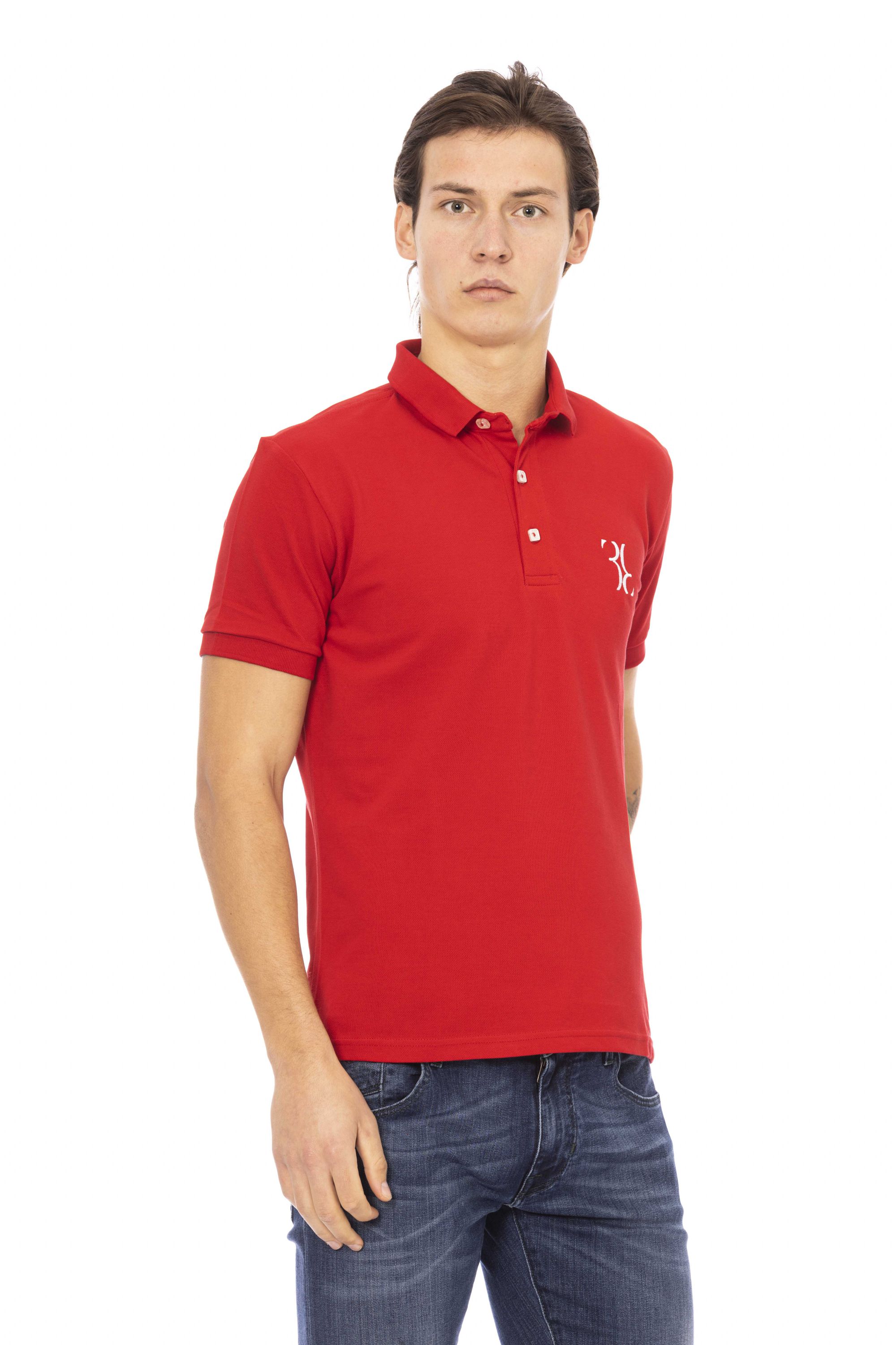 

Рубашка-поло Billionaire S/s "bb" Embroidery, красный/белый