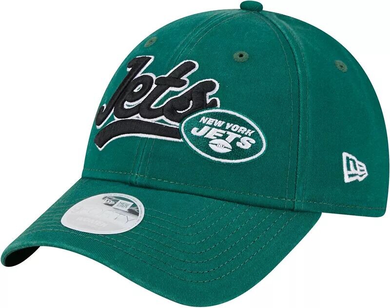 

Женская регулируемая кепка New Era New York Jets Team Color Cheer 9Forty