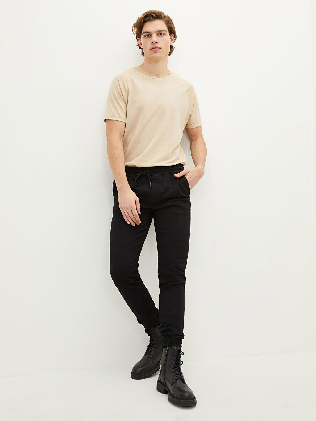 

Мужские брюки-джоггеры Slim Fit из габардина LCW Casual