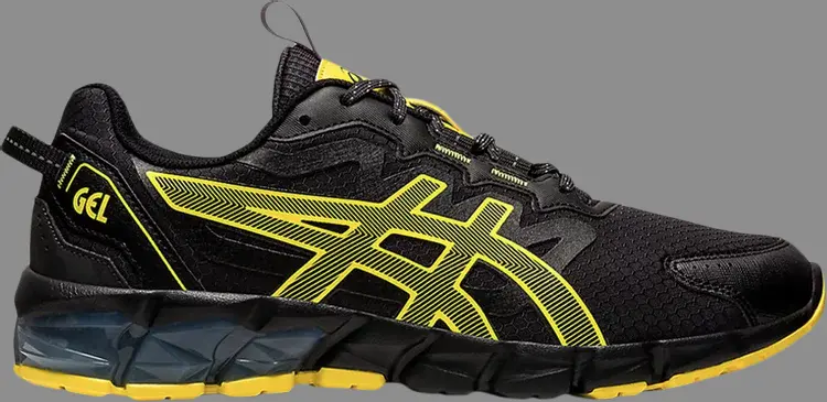

Кроссовки gel quantum 90 'black vibrant yellow' Asics, черный