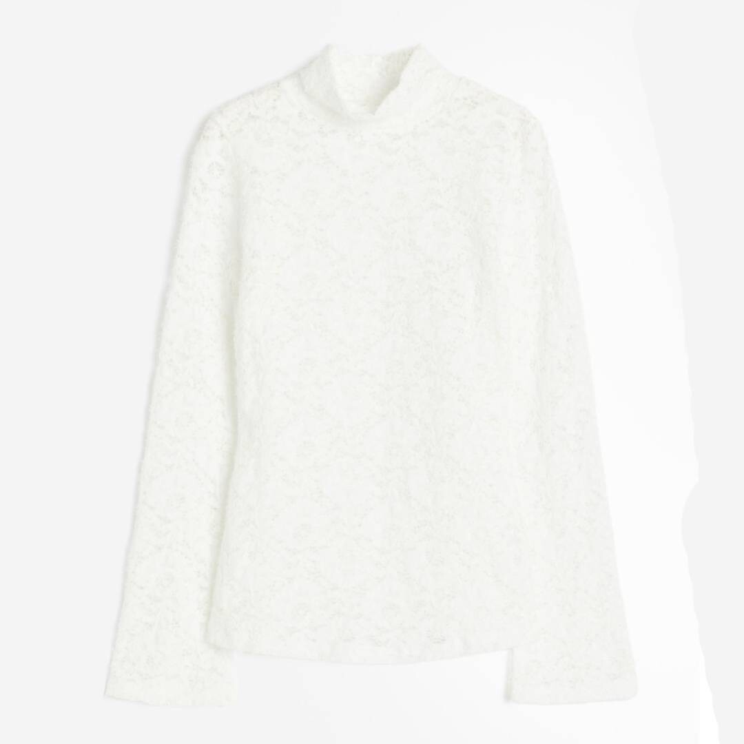 

Топ кружевной H&M With Straps, белый