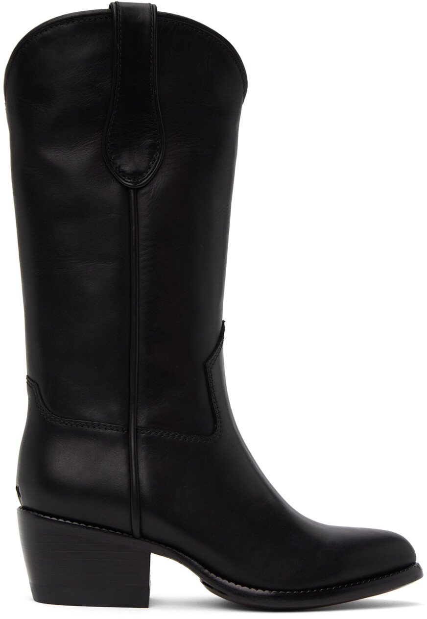 

Черные ковбойские сапоги rag & bone, Черный