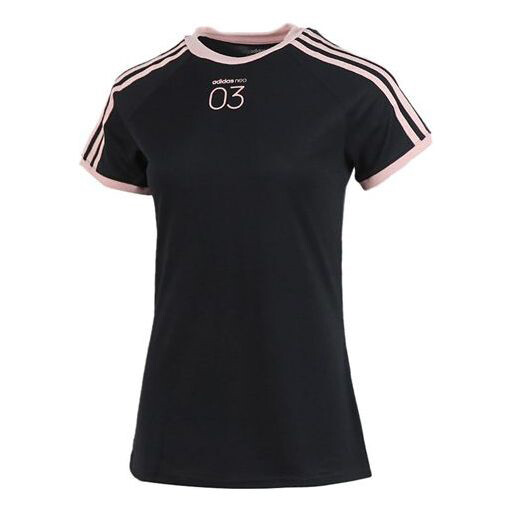 

Футболка Adidas neo W CS 3S Tee Short Sleeve Black, Черный