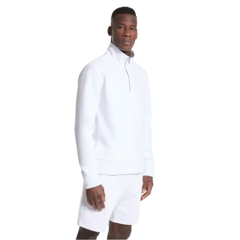 

Свитер Michael Kors Cotton Blend Half-Zip, белый