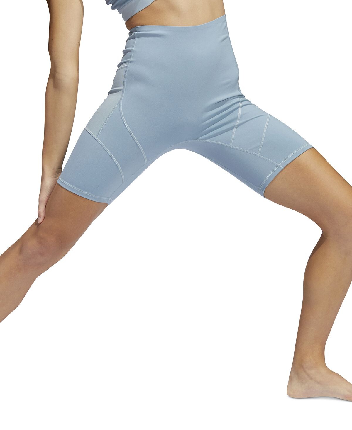 

Женские короткие тайтсы yoga 4 elements studio pocket adidas, мульти