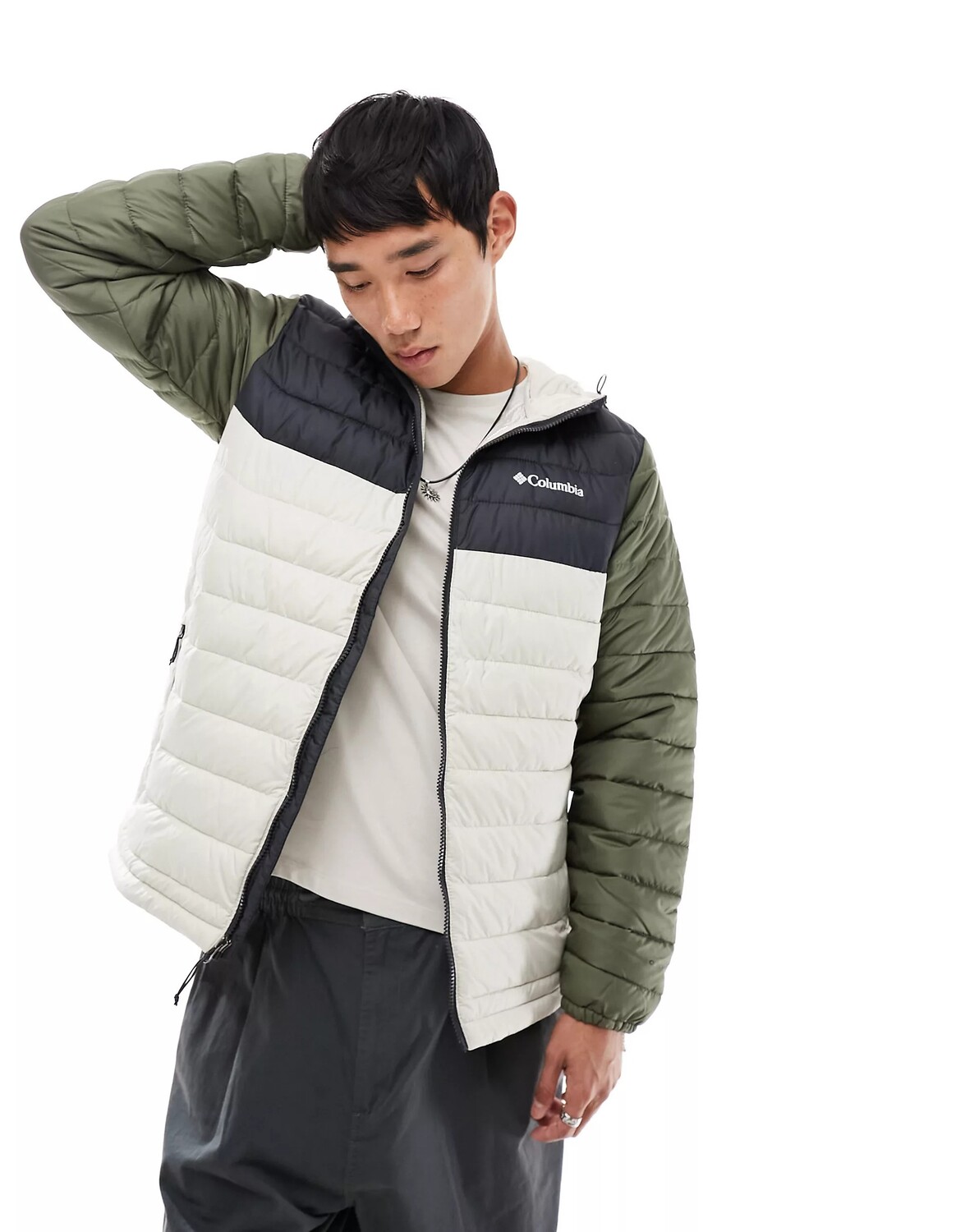 

Куртка Columbia Powder Lite Hooded Omni-heat, мультиколор