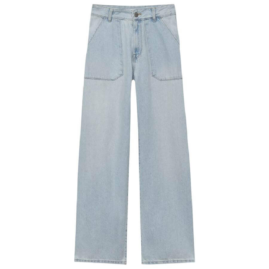 

Джинсы Pull&Bear Low-waist Carpenter, синий